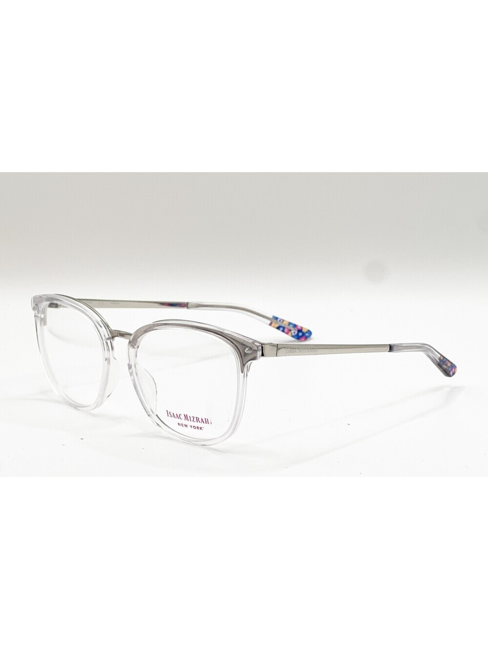 Isaac Mizrahi IM30051 SI Silver Square Authentic Eyeglass Frames 52-17-140